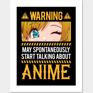 Warning may spontaneously start talking about Anime Posters and Art